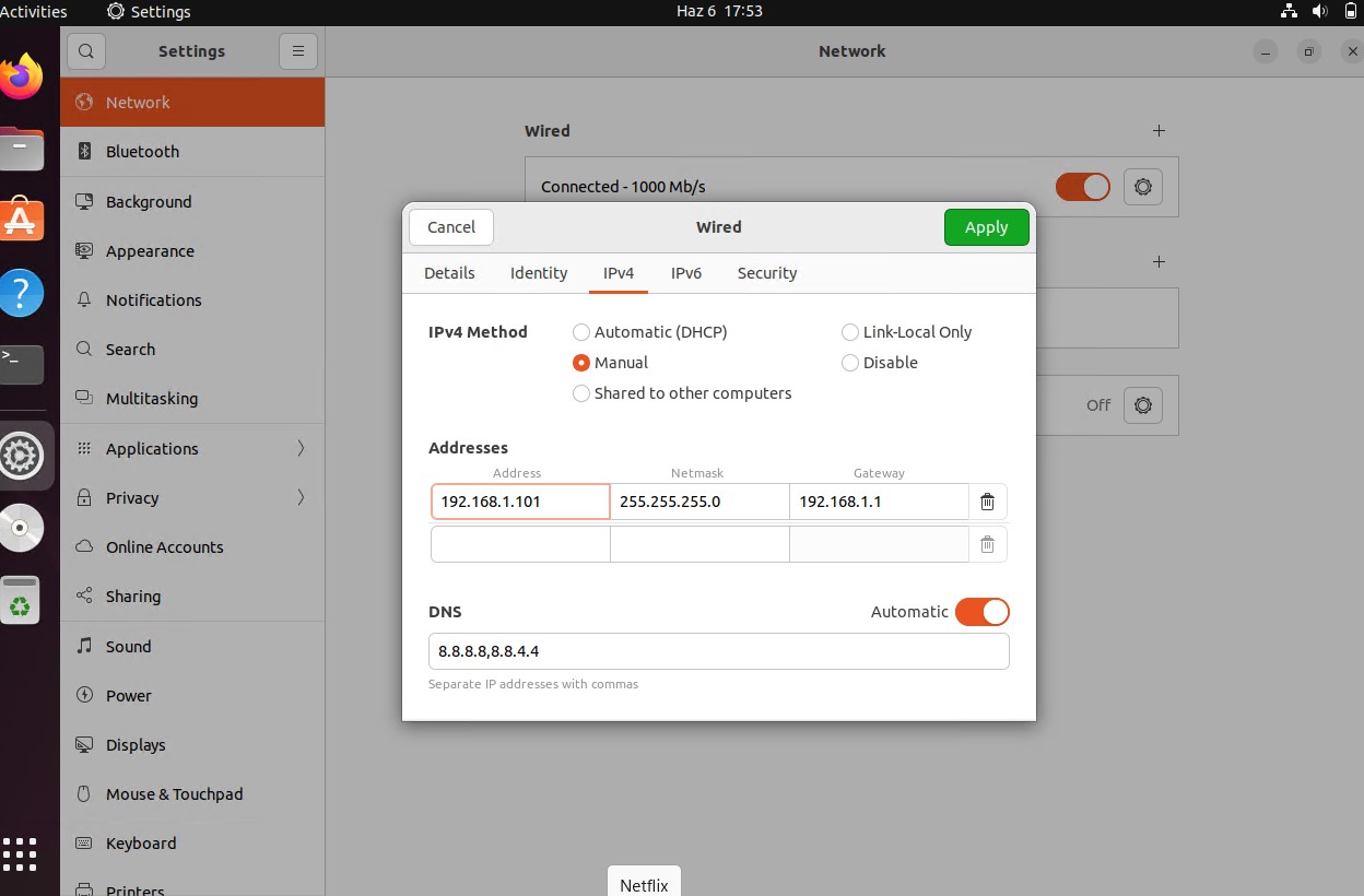 Linux network manager. Ipv6 в Linux. Настройки Network Manager Linux. Linux DNS. Ubuntu DNS.